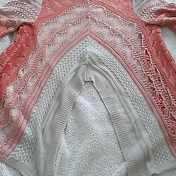 I.D.O. La Vie single button open boho cardigan - Picture 6 of 8